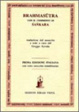 Cover of Brahmasutra con il commento di Sankara