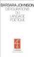 Cover of Défigurations du langage poétique