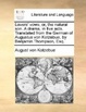 Cover of Lovers' Vows; Or, the Natural Son. a Drama, in Five Acts. Translated from the German of Augustus Von Kotzebue, by Benjamin Thompson, Esq.