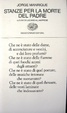 Cover of Stanze per la morte del padre