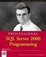 Cover of "Professional SQL Server 2000 Programming"
