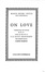 Cover of On Love