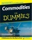 Cover of "Commodities For Dummies"