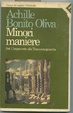 Cover of Minori maniere, dal Cinquecento alla transavanguardia