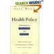Cover of Health Policy