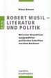 Cover of Robert Musil - Literatur und Politik