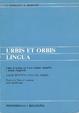 Cover of Urbis et orbis lingua. Parte pratica vol. I