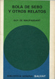 Cover of Bola de Sebo y otros relatos