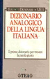 Cover of Dizionario analogico della lingua italiana
