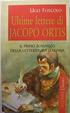 Cover of Le ultime lettere di Jacopo Ortis