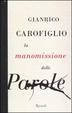 Cover of La manomissione delle parole
