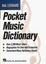 Cover of The Hal Leonard Pocket Music Dictionary