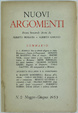 Cover of Nuovi argomenti n.2 (maggio-giugno 1953)