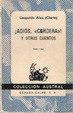 Cover of ¡Adiós cordera! y otros cuentos