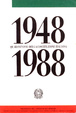 Cover of 1948-1988 Quarant'anni della Costituzione Italiana