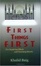 Cover of "First Things First"