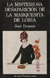 Cover of La misteriosa desaparición de la marquesita de Loria