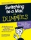 Cover of "Switching to a Mac For Dummies"