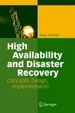 Cover of High Availability and Disaster Recovery