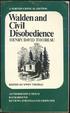 Cover of Walden and Civil Disobedience