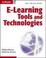 Cover of 'E-learning Tools and Technologies'
