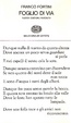 Cover of Foglio di via