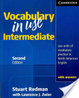 Cover of Vocabulary in Use Intermediate: 100 Units of Vocabulary Practice in North American English