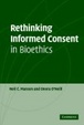 Cover of Rethinking Informed Consent in Bioethics