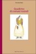 Cover of Quaderno di costumi teatrali