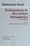 Cover of "Prolegomena to Any Future Metaphysics That Will Be Able to Come Forward As Science With Kant's Letter to Marcus Herz, February 27, 1772"
