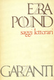 Cover of Saggi letterari