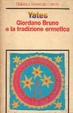 Cover of Giordano Bruno e la tradizione ermetica