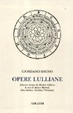 Cover of Opere lulliane
