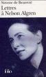 Cover of Lettres a Nelson Algren