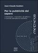 Cover of Per la pubblicità del sapere