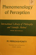 Cover of Phenomenology of Perception