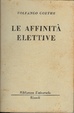 Cover of Le affinità elettive