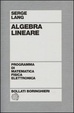 Cover of Algebra lineare
