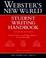 Cover of Webster's New World Student Writing Handbook