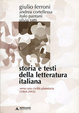 Cover of Storia e testi della letteratura italiana / Verso una civiltà planetaria (1968-2005)
