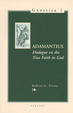 Cover of Adamantius