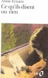 Cover of Ce Qu'Ils Disent Ou Rien