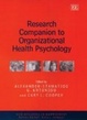 Cover of Research Companion to Organizational Health Psychology