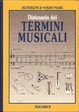 Cover of Dizionario dei termini musicali