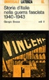 Cover of Storia d'Italia nella guerra fascista 1940-1943 - vol. 2