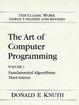 Cover of The Art of Computer Programming, Volume 1