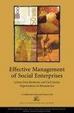 Cover of Effective Management of Social Enterprises