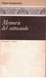 Cover of Memorie del sottosuolo