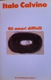 Cover of Gli amori difficili
