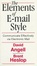 Cover of "Elements of E-Mail Style"